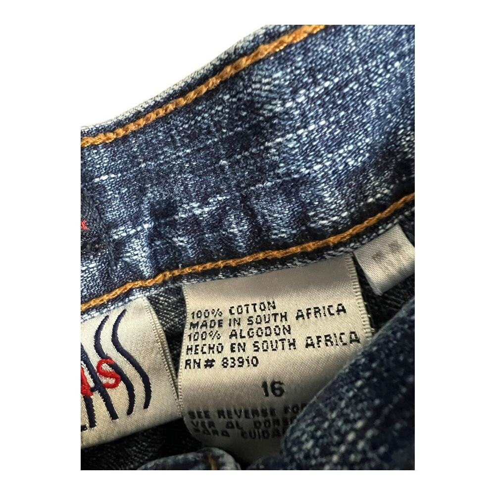Vintage 90s Bill Blass Easy Fit Womens Jeans 16 Retro Blue Mom Classic - Picture 4 of 6